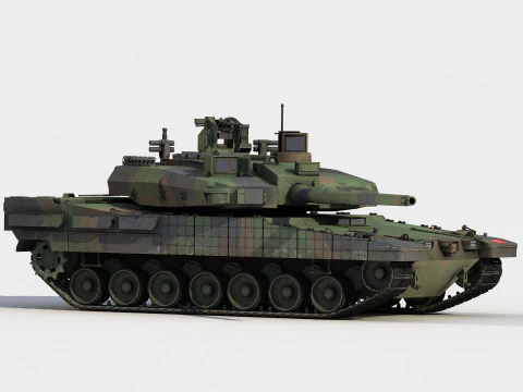 Altay turkish tank 3D Model