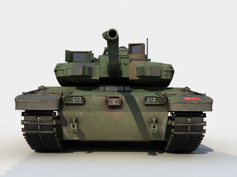 Altay turkish tank 3D Model
