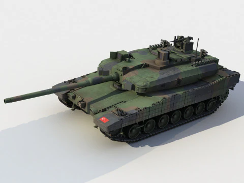 Altay turkish tank 3D Model