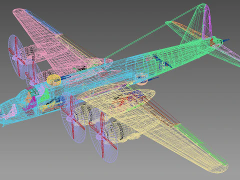Nakajima G8N Renzan 3D Model