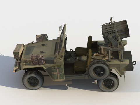 RPU-14 Launcher BM-14 3D Model