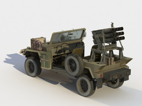 RPU-14 Launcher BM-14 3D Model