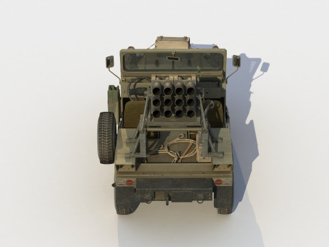 RPU-14 Launcher BM-14 3D Model
