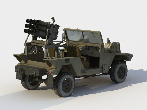 RPU-14 Launcher BM-14 3D Model