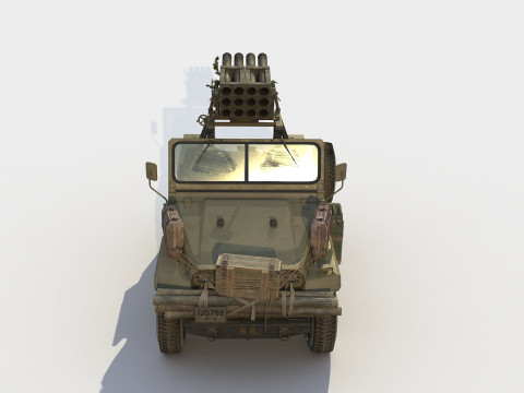 RPU-14 Launcher BM-14 3D Model