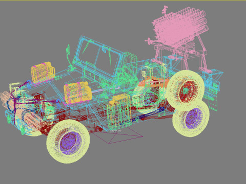 RPU-14 Launcher BM-14 3D Model