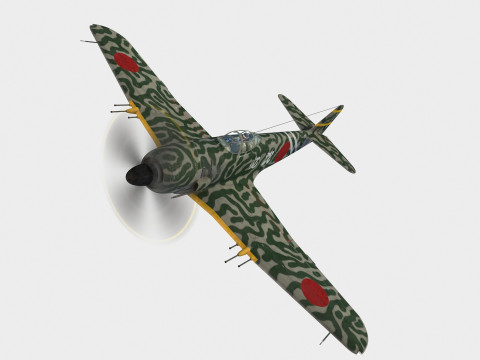 Kawanishi J6 K1 Jinpu 3D Model