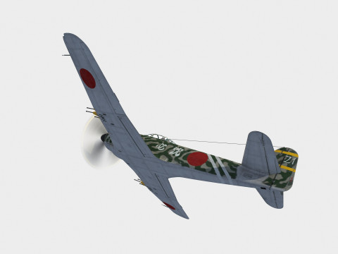 Kawanishi J6 K1 Jinpu 3D Model