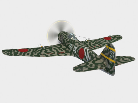 Kawanishi J6 K1 Jinpu 3D Model