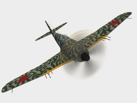 Kawanishi J6 K1 Jinpu 3D Model