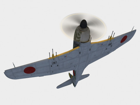 Kawanishi J6 K1 Jinpu 3D Model