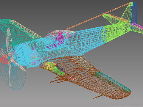 Kawanishi J6 K1 Jinpu 3D Model