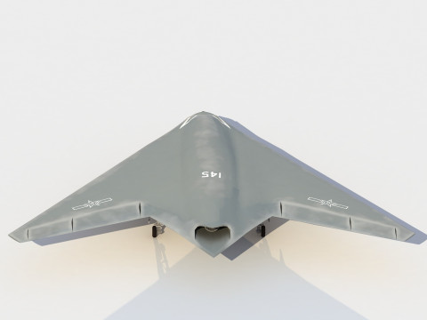 Hongdu GJ-11 scherpe zwaarddrone 3D Model