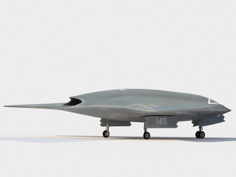 Hongdu GJ-11 scherpe zwaarddrone 3D Model