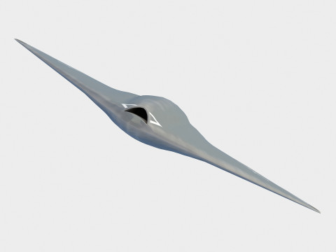 Hongdu GJ-11 scherpe zwaarddrone 3D Model