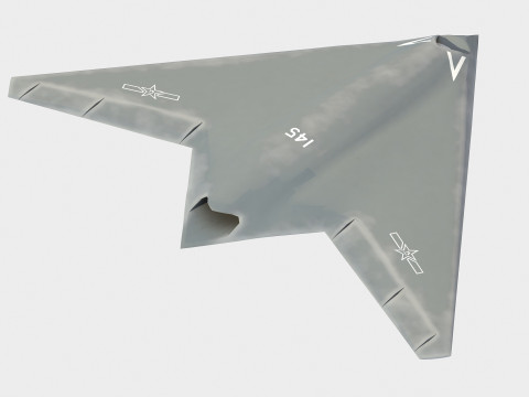 Hongdu GJ-11 scherpe zwaarddrone 3D Model