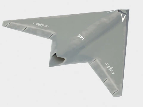 Hongdu GJ-11 Sharp Sword Drone 3D Model