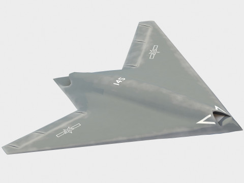 Hongdu GJ-11 scherpe zwaarddrone 3D Model