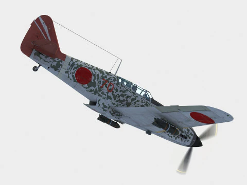 Kawasaki Ki-61 Hien 3D Model