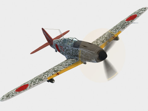 Kawasaki Ki-61 Hien Modello 3D