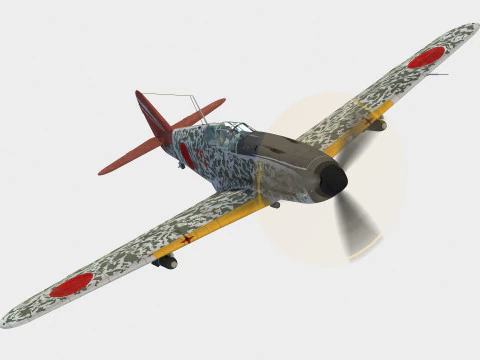 Kawasaki Ki-61 Hien 3D Model