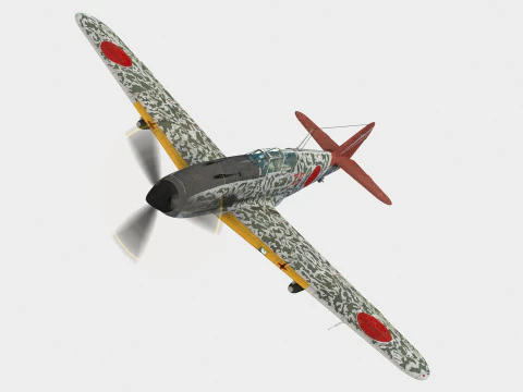 Kawasaki Ki-61 Hien 3D Model