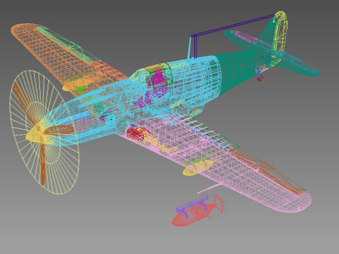 Kawasaki Ki-61 Hien Modello 3D