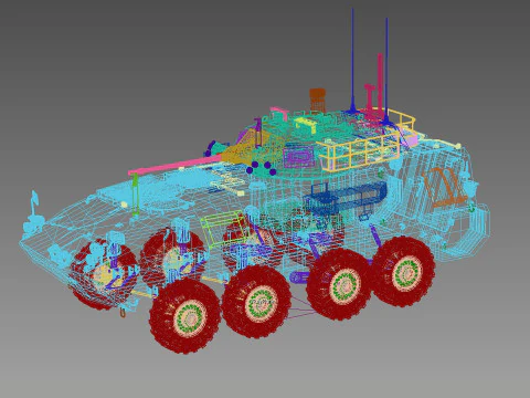LAV-25 Coyote Modello 3D