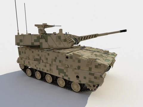 China New Generation Airborne IFV 3D Model