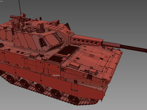 China New Generation Airborne IFV 3D Model