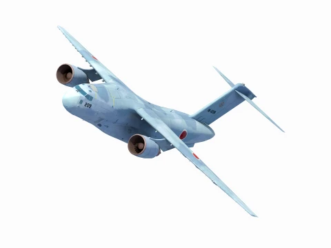 Kawasaki C-2 3D Modell