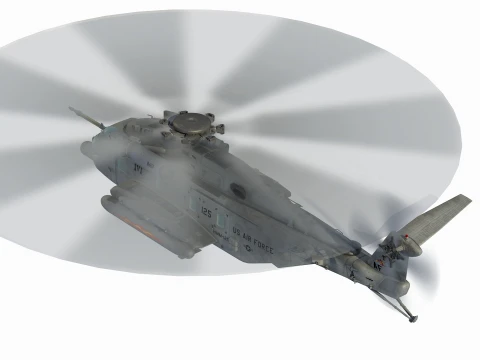 Sikorsky MH-53 Pave Low 3D Model