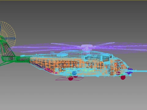 Sikorsky MH-53 Pave Low 3D Model