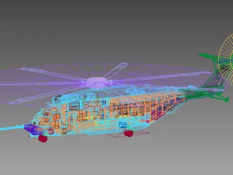 Sikorsky MH-53 Pave Low 3D Model