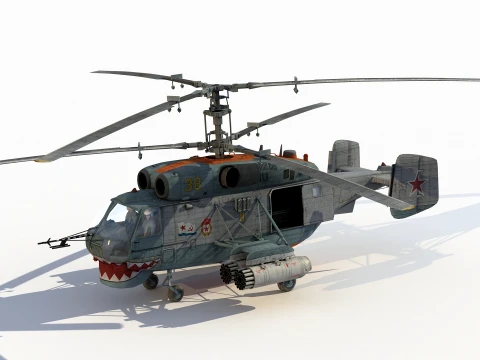 Kamov Ka-27 A Helix 3D Model
