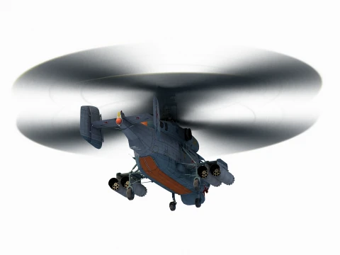 Kamov Ka-27 A Helix 3D Model