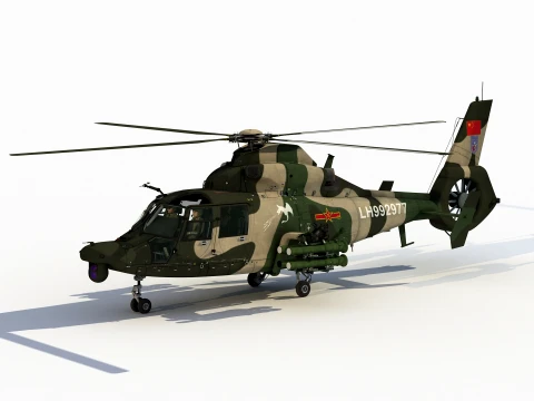 Харбин Z-9WA 3D Модель