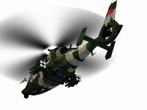Harbin Z-9WA 3D Model
