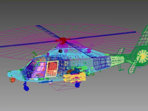 Harbin Z-9WA 3D Model