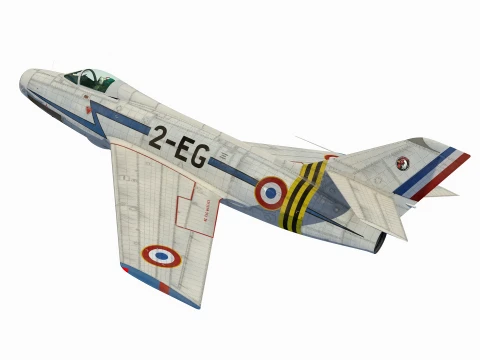 Dassault MD454 Mystre IV 3D Model