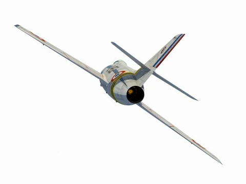 Dassault MD454 Mystre IV 3D Model