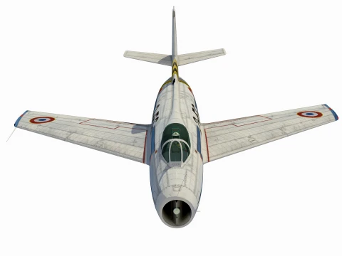 Dassault MD454 Mystre IV 3D Model