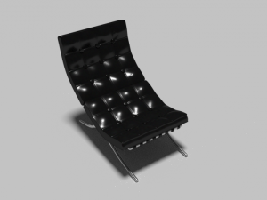 barselona chair Modelo 3D