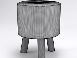 scandinavian stool Modelo 3D