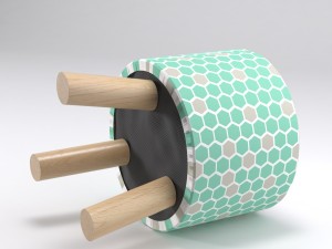 scandinavian stool Modelo 3D