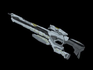 sci-fi rifle 3D-Modell