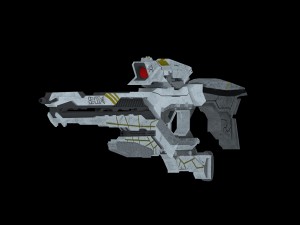sci-fi rifle 3D-Modell
