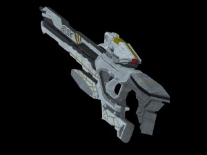 sci-fi rifle 3D-Modell