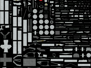 sci-fi rifle 3D-Modell