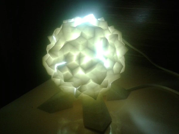 lamp meteorite 3D Print Model .c4d .max .obj .3ds .fbx .stl .blend 